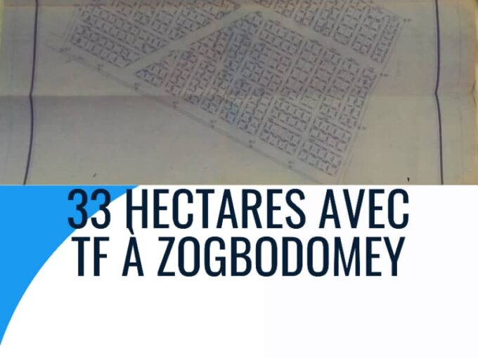 33 hectares avet TF a zogbodomey