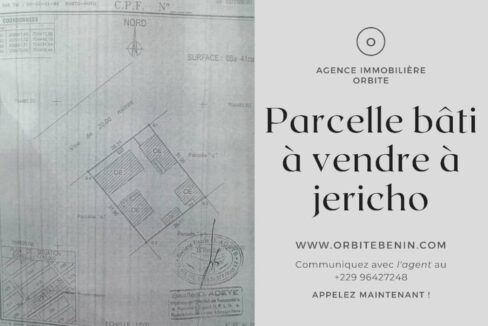 Parcelle batie a Jericho marche de fruits